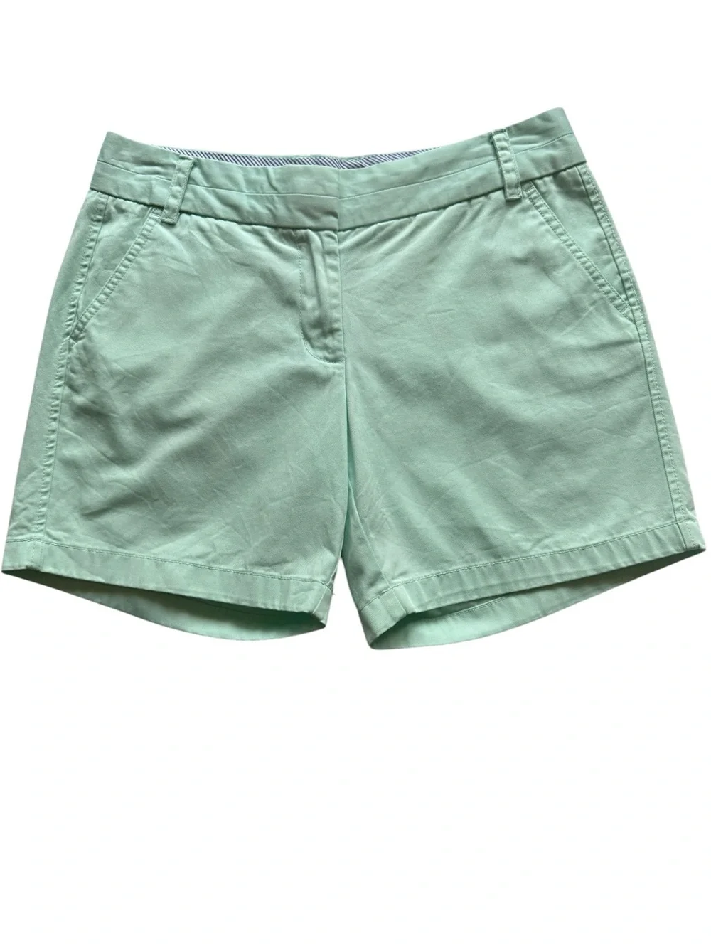 J.Crew Mint Green 100% Cotton Chino Shorts 6